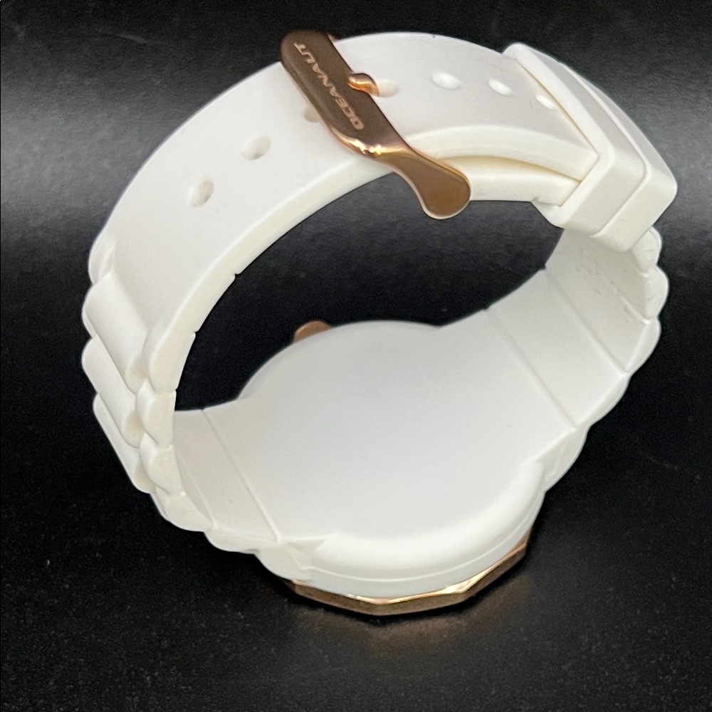 Oceanaut Sport White & Rose Gold Aqua Watch, Never Worn - Picture 8 of 11